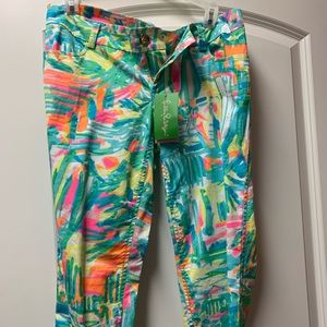 NWT Lilly Pulitzer Callahan Chino Pant size 4